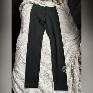 Victoria’s Secret PINK Leggings, XS , Black w/logo